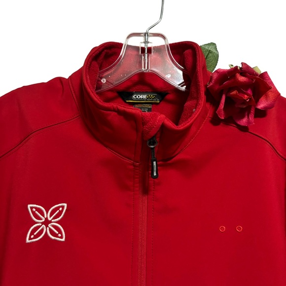 CORE 365 by North End Red Jacket Full Zip Mock Collar M/M LIKE NEW - Picture 2 of 14